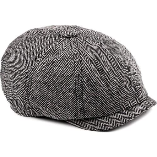 Octagonal hats for men beret hat classic retro newsboy hats universal cap outdoor leisure sports sun caps