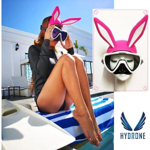 Cartoon Bunny Rabbit Diving Hairband Hairlace Hood Hat Cap 2mm Neoprene Scuba Diving Freediving Snorkeling Hair Protection