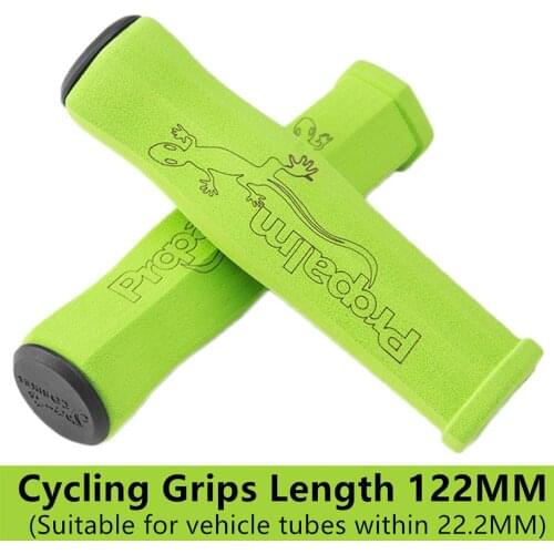 Anti-slip Cycling Bicycle Grips Outdoor MTB Mountain Bike Silicone Sponge Handlebar Grips Anti-skid Shock-absorbing Soft Bike