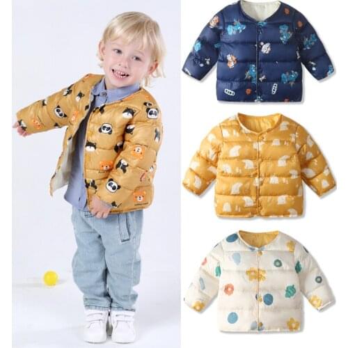 Fashion cute winter Kids Waistcoats baby boys girls jacket down clothing sweet coat Candy-colored Outwear DS39