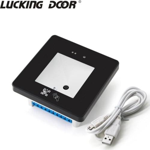 DC12V RFID barcode 2D QR code Reader Access Control Reader Wigan USB RS232 TTL RS485 Interface