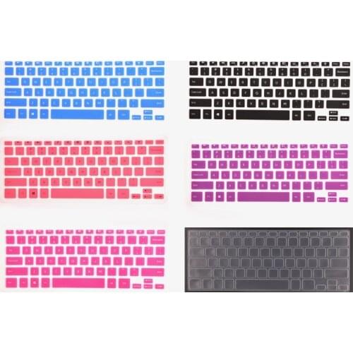 Silicone Keyboard Skin Cover Protector For Dell Inspiron 14HR 7000 Series 7437 7537 14HD-1508/1808/2508 1508S-2608