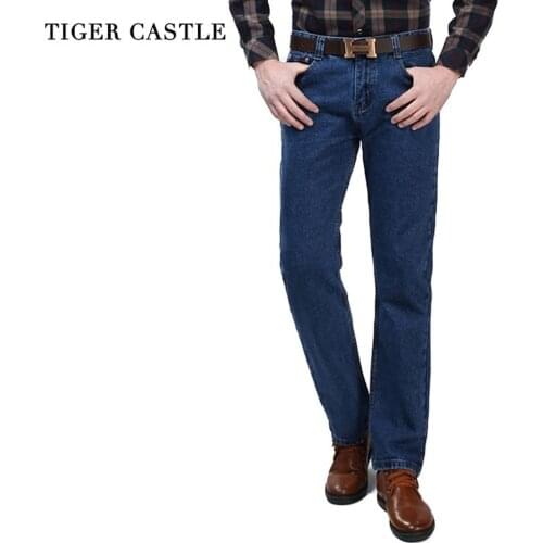 TIGER CASTLE Straight Jeans For Men