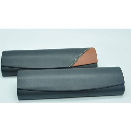Unisex Fashion Leather Glasses Case Women Men Portable Protection Sunglasses Case Dustproof Magnetic Glasses Case Accessories
