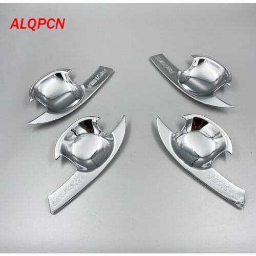 Door outer handle bowl 4pcs/set chrome cover For 2012-2015 Toyota FORTUNER model