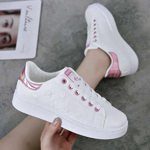 Womens Vulcanized Shoes New Summer Breathable Shoes Sneakers Outdoor Walking Flats Ladies Casual White Shoe Women Sneakers