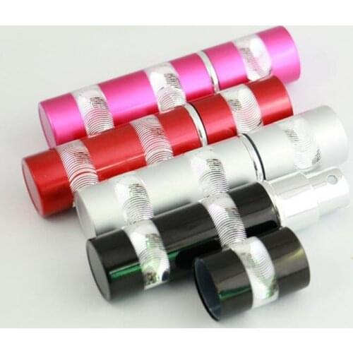 10ml Travel Mini Refillable Bottles with Spray Empty Case,Cute Tiny Small Perfume Bottle Aluminum Nozzle Spray Bottles
