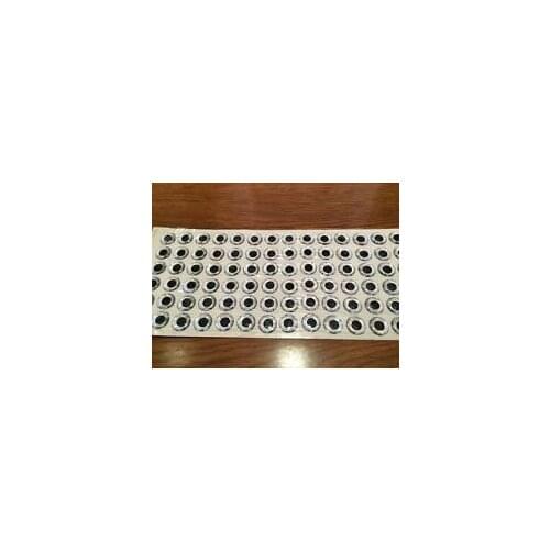 200pcs 8mm Silver 3D Fishing Lure Eyes for Blank Lures Eyes Crankbait Hard Bait Fishing Tackle Eyes