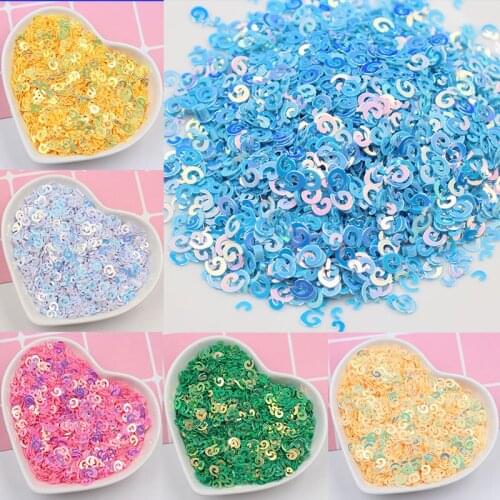 50g/lot Spiral Shaped Glitter Sequins for Nails Arts, Sewing Garment Accessories, Diy Crafts,Festival Decoration confetti