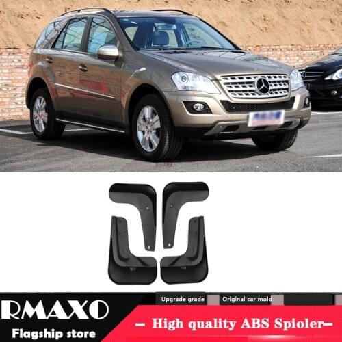 For BENZ ML 2006-2011 Mudflaps Splash Guards Front With the color and rear Mud Flap Mudguards Fender Modified special