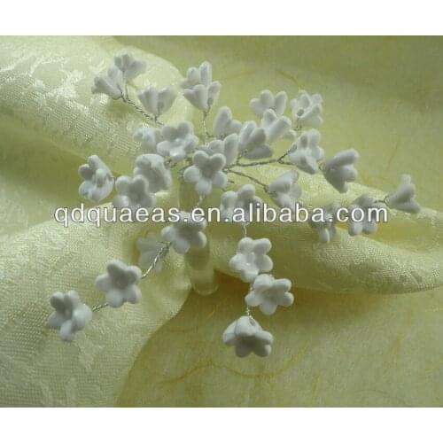 Flower pearl napkin rings,acrylic napkin holder