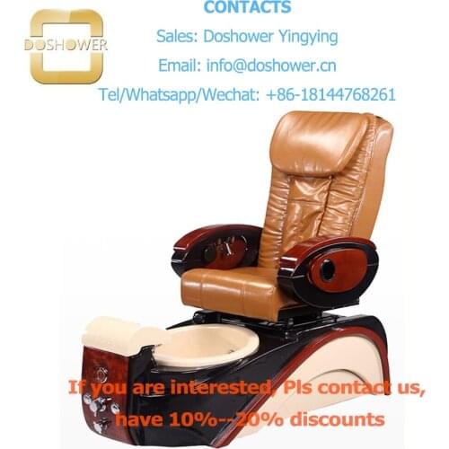 DS nail salon furniture PU leather cover foot massage pedicure chair