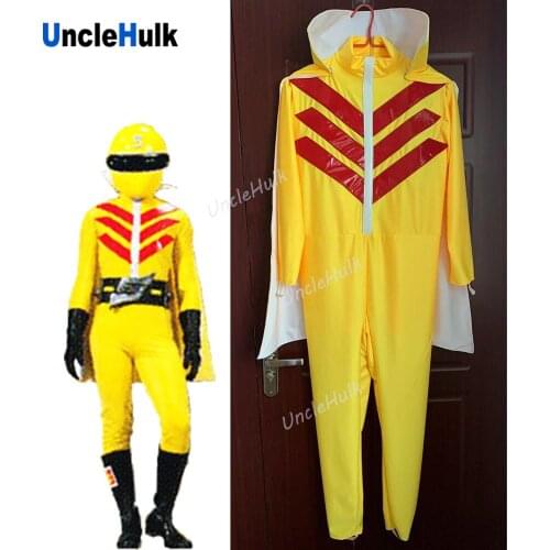 Himitsu Sentai Gorenger Kirenger Cosplay Bodysuit - with gloves hood and cloak | UncleHulk