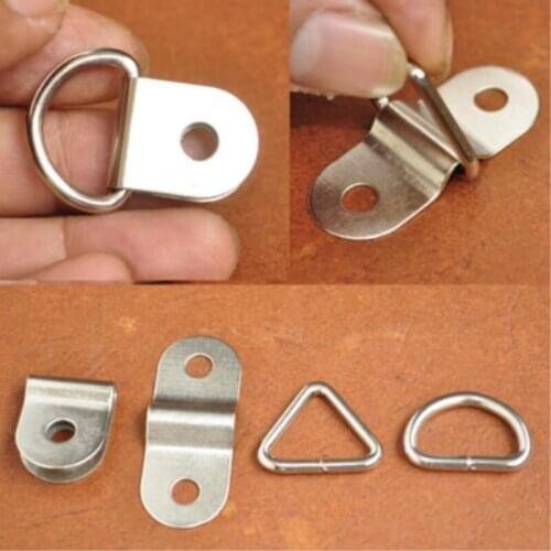 Metal Dee Rings for NonWelded D ring Non-Welded Arch Bridge Webbing U Triangles Shape Strapping Bags Garment Accessories Buckle