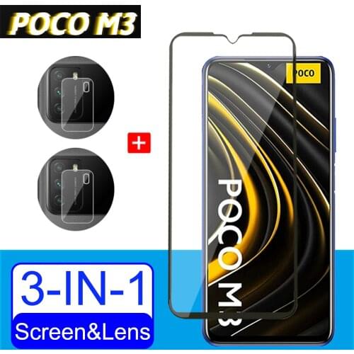 Sensitive Touch Tempered Glass for Xiaomi Poco M 3 Screen Protector PocoPhone F2-Pro Poco-X3-NFC Poco-M3 F3 Protective Glass