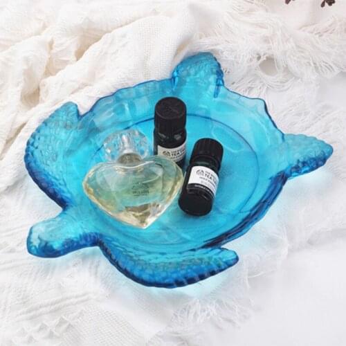 Turtle Tray Epoxy Resin Mold Jewelry Storage Box Casting Silicone Mould DIY Crafts Home Decorations Making Tool