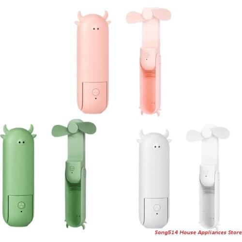 Mini Handheld USB Fan Portable Personal Handy Fan 24 hs Run Time Portable Turbofan Backup Power Bank for Students Kids