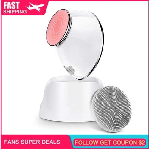 Silicone Face Cleansing Brush Vibrating Facial Cleansing Brush Blackheads Remove Face Cleaning New Mini Electric Face Brush