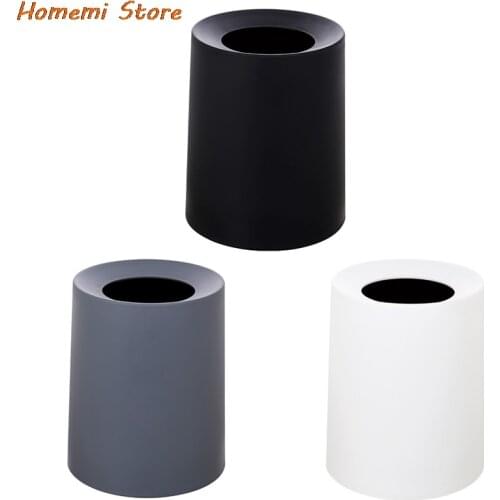 Mini Desktop Multifunctional Trash Can Home Car Storage Bucket Accessories Garbage Bin Nordic Style Living Room Office Ashbin