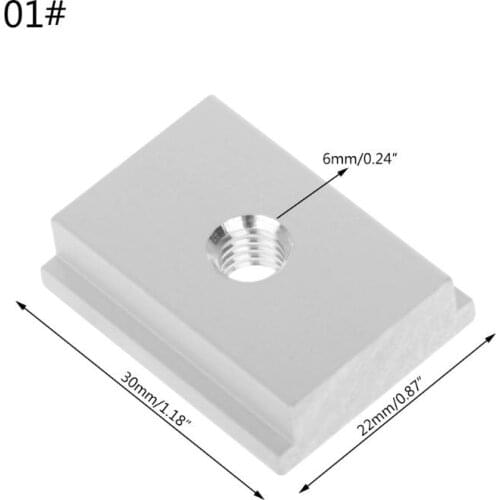 M6 M8 T-slot T-Slider Sliding Nut For Woodworking Tool Slot Fastener Jigs Pressing Plate