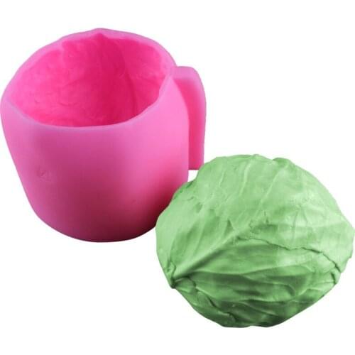 Three-dimensional Simulation Cabbage Vegetable Shape Fondant Silicone Mold DIY Plaster Decoration Mousse Cake Baking Utensils
