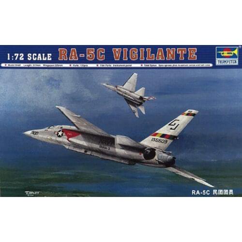 Trumpeter 01616 1/72 American RA-5C Vigilante Reconnaissance Aircraft Model TH05672-SMT2