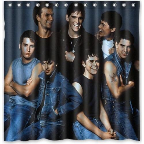 The Outsiders Background Waterproof Polyester Bathroom Shower Curtain&Bath Curtains( 180X180CM)