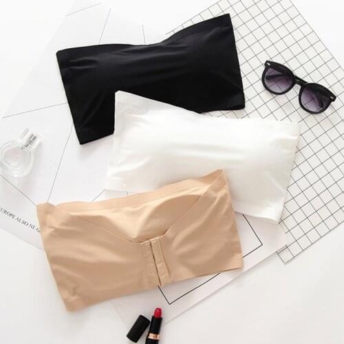 1PcsAntiskid for Women Lingerie Seamless Strapless Invisible Bra Brassiere Intimate Womens Tube Top Wrapped Bralette