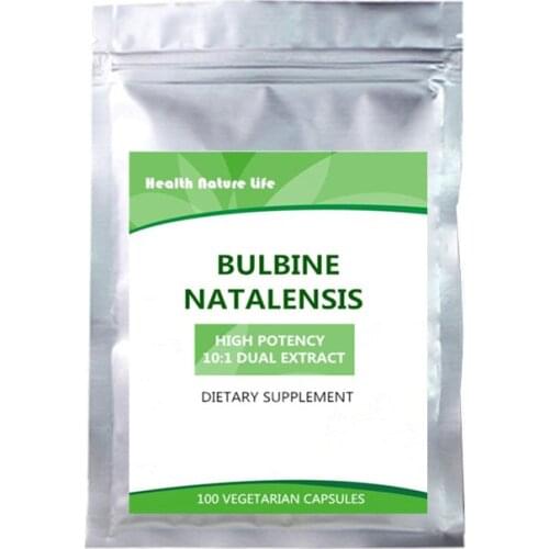 100% PURE & CERTIFIED BULBINE NATALENSIS 10:1 HIGH POTENCY POWDER 100 CAPSULES