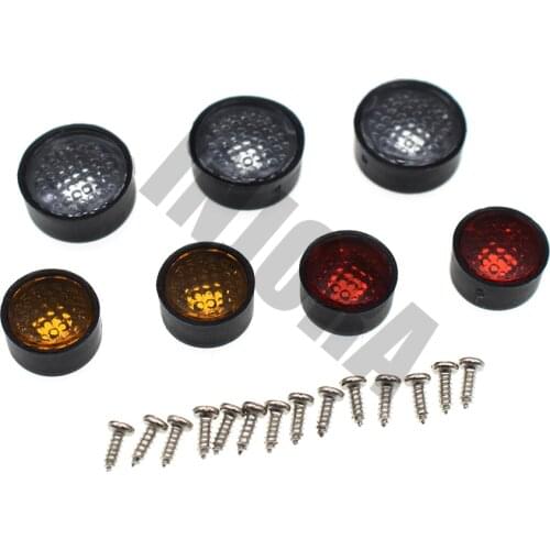 7PCS RC Crawler Taillight Light Cover for 1:10 RC Car D90 Body Shell Parts