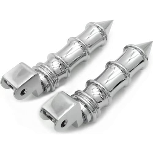 Aftermarket free shipping motorcycle Spike Bamboo Footpeg For Honda GoldWing GL1500 ACE 1100 Tourer Valkyrie Spike Passenger