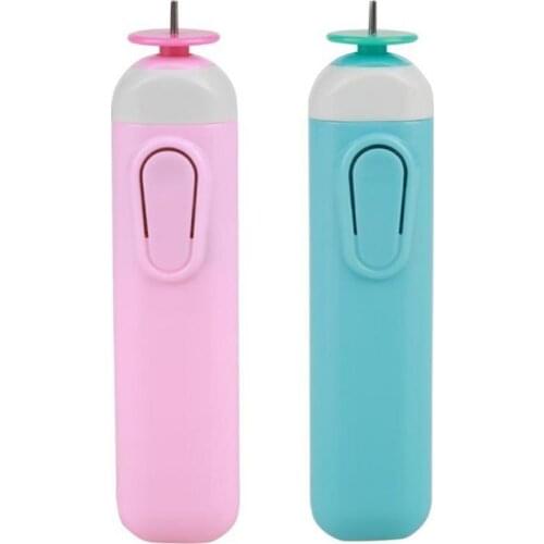 Electric Quilling Pen DIY Hand-rolled Paper Origami Paper Tool Paper Craft Electric Feather Pen Unwinder Slot Needle Tool