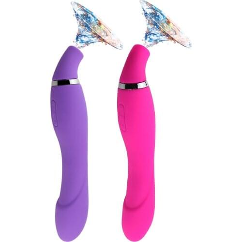 G Spot Dildo Vibrators Sucking Clit Vibrator Tongue Licking Nipple Sucker Clitoral Stimulation Breast Massager Sex Toy For Women