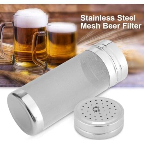 Stainless Steel Hop Beer Strainer Homebrew Hop Filter Cartridge For Beer & Tea Kettle Brew Filter 300 Micron Kitchen Tool Cocina
