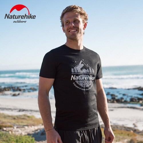 Naturehike Outdoor Hiking T-Shirt Sports T-Shirt Summer Breathable Short Sleeve Leisure Top Soft Comfortable Fabric T-Shirt