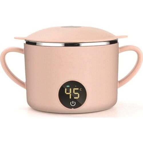 Lunch Box Insulation Bowl Tableware Smart Constant Temperature Bowl Charging Waterproof Cute Children Tableware