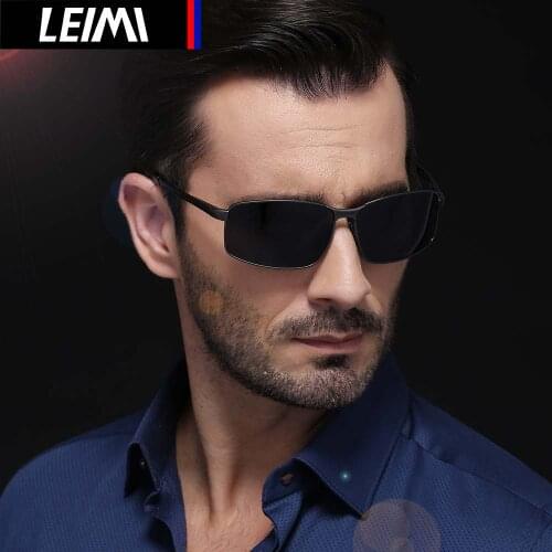 LEIMI Brand Designer Sunglasses Men HD Polarized Lens Male Sun Glasses Eyewear Accessories gafas oculos de sol masculino