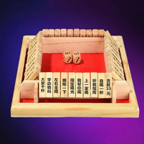 Dice Game Board Convenient Interesting Educational Toys for Children Adults Christmas Party Table Game Toys Gifts