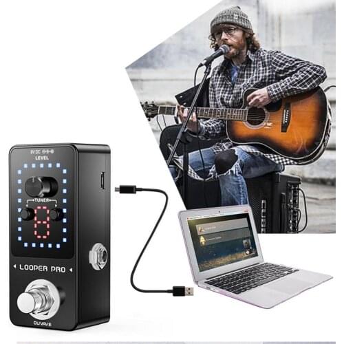 Guitar Effects Pedal Looper Recording Pro Guitar Effect Pedal Stompbox High Quality for Electric Guitar Parts & Accessories