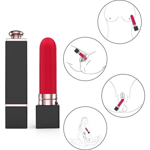 Rechargeable Lipstick Vibrating Egg Female Masturbation Vibrator Mini Vibrator Adult Products 18 Sex Products Private Items