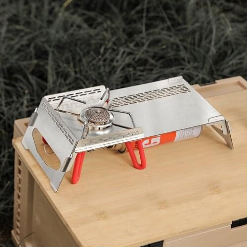 Fire Maple Stainless steel Stove Ultralight Outdoor Camping Backpacing Stove Lightweight Travel Gas Furnace Portable Gas Burners