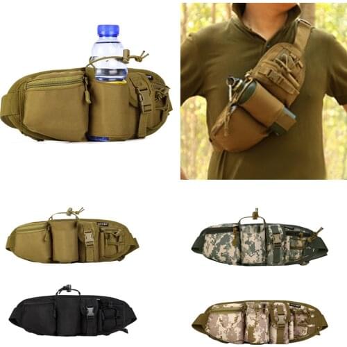 Utility Durable Waist Fanny Pack Belt Bag Chest Pack Outdoor Camping Pouch Camo