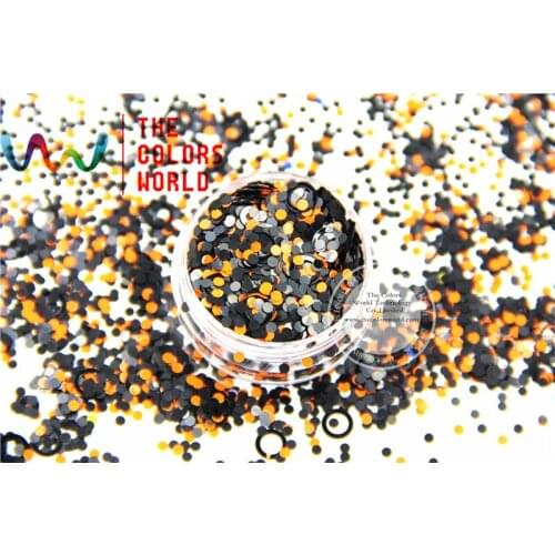 RHP26-259 Mix Colors Mix Colors Dot shapes round Glitter for nail art ,nail gel, nail polish makeup and DIY decoration