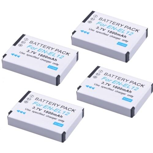 Tectra EN-EL12 Li-ion Battery with Type C Port for Nikon Coolpix S9700 S9500 S9400 S9300 S9100 S8200 S8100 Digital Cameras