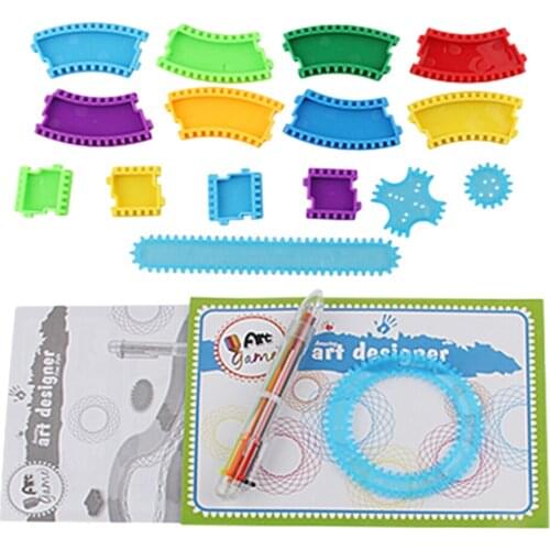Drawing Stencils Plastic Ruler Painting Templates for School Students Tools