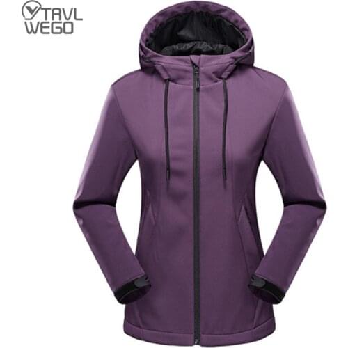 TRVLWEGO Camping Hiking Jackets Men Outdoor Sports Waterproof Breathable Coats Women Spring Autumn Trekking Windbreaker Jacket