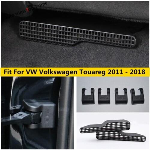 Air Outlet Vent Under Seat Protective Door Lock Arm Stopper Cover Trim Interior Accessories For VW Volkswagen Touareg 2011 -2018