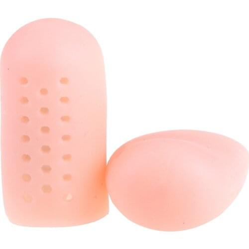 1Pair New Toe Sleeve Gel Toe Cap Cover Protector for Corn Blisters Bunion Massager Pain Relief Finger Gel Tube Insoles