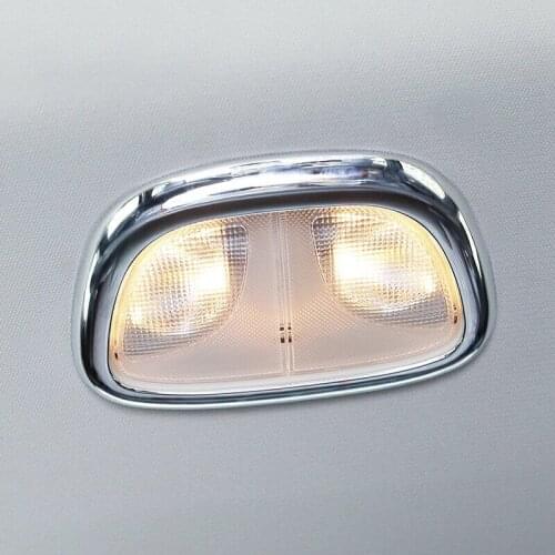 ABS Chrome FOR Jeep Cherokee KL 2014 2015 2016 2017 2018 Car Rear reading lamp light frame Panel Cover Trim