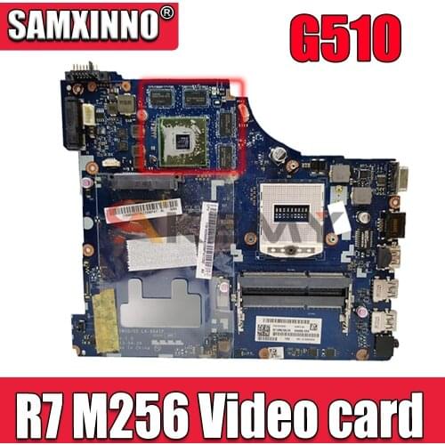Akemy VIWGQ/GS LA-9641P Laptop Motherboard For Lenovo G510 MAIN BOARD HM86 DDR3L R7 M256 Video card